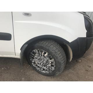 Расширители арок (4 шт, черные) Fiat Doblo I 2005-2010 гг. фото 2