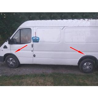 Расширители арок (4 шт, черные) Ford Transit 1991-2000 гг. фото 1