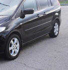 Mazda 5 2005-2009 гг. Расширители арок (4 шт, черные) фото 3