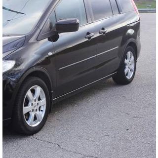 Расширители арок (4 шт, черные) Mazda 5 2005-2009 гг. фото 3