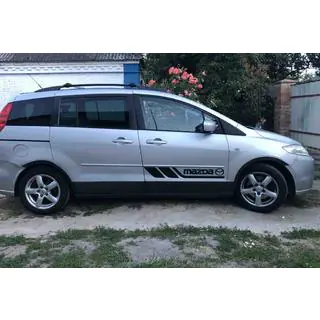 Расширители арок (4 шт, черные) Mazda 5 2005-2009 гг. фото 2