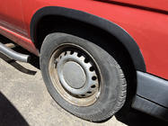 Mercedes Vito W638 1996-2003 гг. Расширители арок (4 шт, черные) фото 5