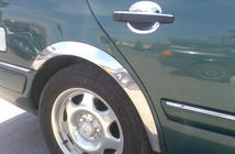 Mercedes E-class W210 1995-2002 гг. Накладки на арки (4 шт, нержавейка) фото 3