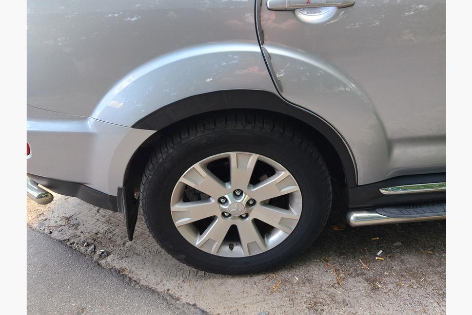 Mitsubishi Outlander 2006-2012 гг. Расширители арок (4 шт, черные) Фото 3