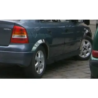 Накладки на арки (4 шт, нержавейка) Opel Astra G classic 1998-2012 гг. фото 2