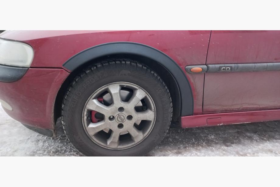 Opel Vectra B 1995-2002 гг. Расширители арок (4 шт, черные) Металлические Фото 3