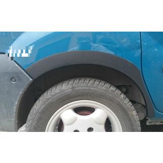 Расширители арок (4 шт, черные) Renault Kangoo 1998-2008 гг. фото 2