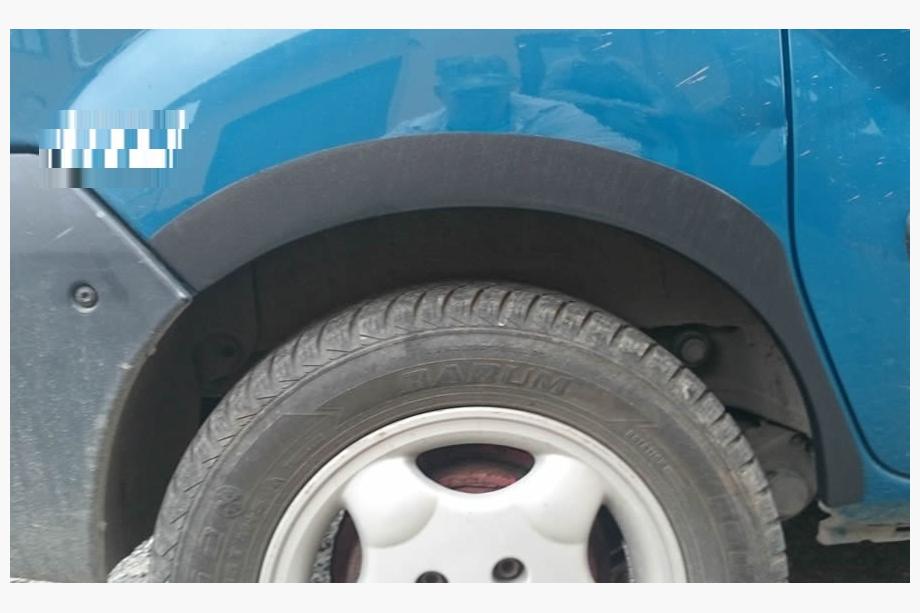 Renault Kangoo 1998-2008 гг. Расширители арок (4 шт, черные) Фото 2