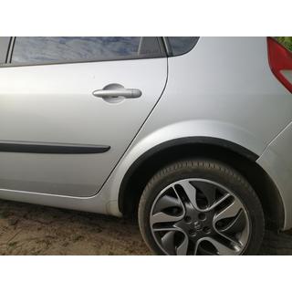 Расширители арок (4 шт, черные) Renault Scenic/Grand 2003-2009 гг. фото 2