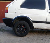 Volkswagen Golf 2 1983-1992 гг. Расширители арок (4 шт, черные) фото 3