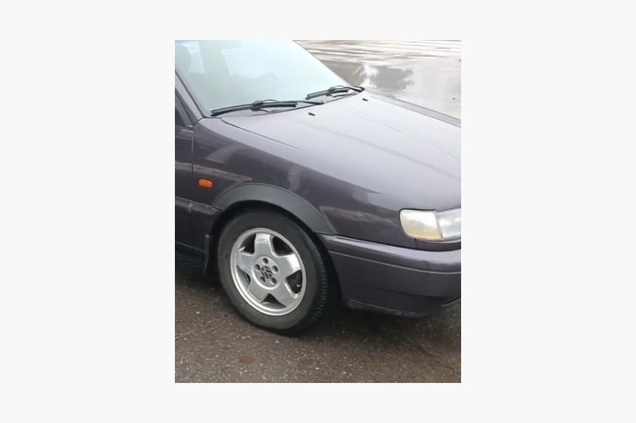 Volkswagen Passat B4 1993-1996 гг. Расширители арок (4 шт, черные) Image