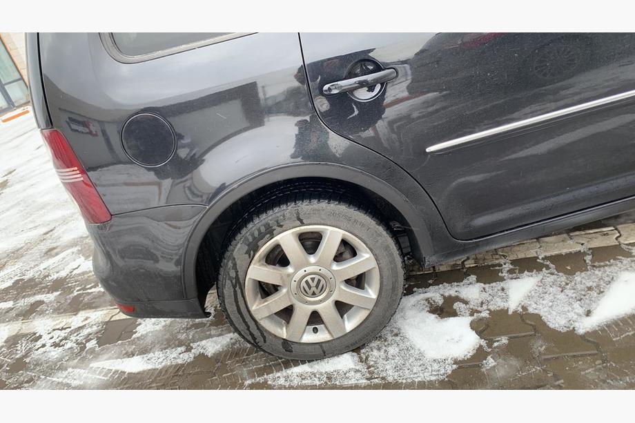 Volkswagen Touran 2003-2010 гг. Расширители арок (4 шт, черные) 2006-2010, Пластиковые Фото 6