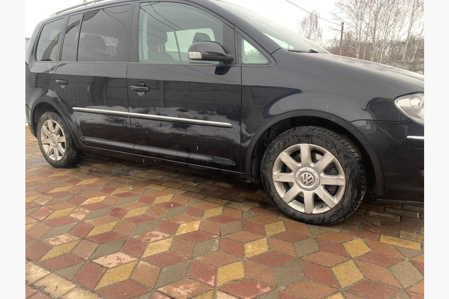 Volkswagen Touran 2003-2010 гг. Расширители арок (4 шт, черные) 2006-2010, Пластиковые Фото 8