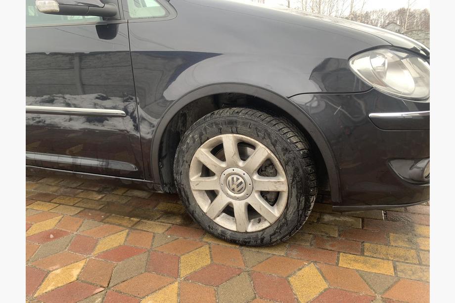 Volkswagen Touran 2003-2010 гг. Расширители арок (4 шт, черные) 2006-2010, Пластиковые Фото 4