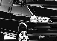 Volkswagen T4 Caravelle/Multivan 1990–2003 гг. Накладки на арки (4 шт, нержавейка) фото 3