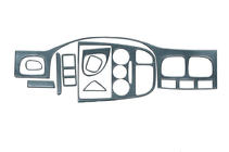 Kia Rio 2000-2005 гг. Накладки на панель приборов (2000-2002) Карбон фото 1