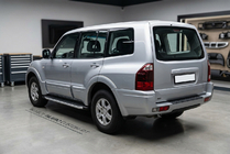 Mitsubishi Pajero Wagon III 1999-2006 гг. Боковые пороги Fullmond (2 шт., алюминий) фото 1