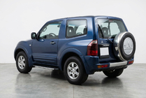 Mitsubishi Pajero Wagon III 1999-2006 гг. Боковые Подножки Duru (2 шт., Алюминий) фото 1