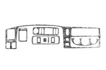 Mitsubishi Pajero Sport 1996-2007 гг. Накладки на Панель Приборов (2002-2007) фото 6