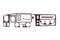 Mitsubishi Pajero Sport 1996-2007 гг. Накладки на панель приборов (1996-2002) Дерево фото 2