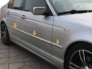 BMW 3 серия E46 1998-2006 гг. Хромированные Молдинги на Двери Нержавейка фото 1