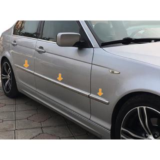 Хромированные Молдинги на Двери Нержавейка BMW 3 серия E46 1998-2006 гг. фото 1