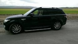 Range Rover Sport 2014-2022 гг. Рейлинги Skyport (Серый) фото 2