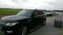 Range Rover Sport 2014-2022 гг. Рейлинги Skyport (Серый) фото 3