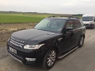 Range Rover Sport 2014-2022 гг. Рейлинги Skyport (Черные) фото 10