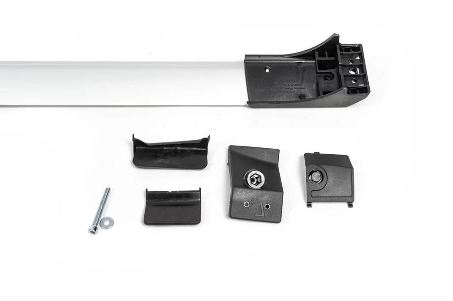 Peugeot Boxer 1994-2006 гг. Поперечины на рейлинги без замка (2 шт) Черный Фото 6
