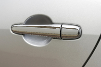 Mazda 2 2003-2007 гг. Хромированные Накладки на Ручки Дверей (4 шт, Нержавейка) фото 2