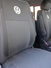 Volkswagen T5 Caravelle 2004-2010 гг. Авточехлы (Эко-кожа и Ткань, Premium) фото 11