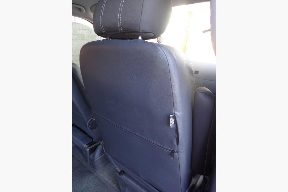 Volkswagen T5 Caravelle 2004-2010 гг. Авточехлы (Эко-кожа и Ткань, Premium) Полный салон и передние сиденья (1+1) Фото 10