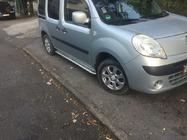 Renault Kangoo 2008–2020 гг. Боковые Подножки Premium (2 шт., Нержавейка) 60 мм, короткая база фото 1
