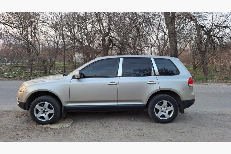 Volkswagen Touareg 2002–2010 гг. Хромированные Накладки на Стойки Дверей (6 шт, Нержавейка) Image