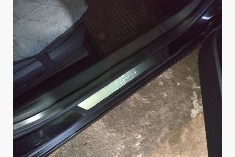Opel Vectra C 2002-2008 гг. Накладки на пороги Flexill (4шт, нержавейка) Exclusive Image