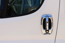 Fiat Ducato 2006-2025 гг. Хромированные Накладки на Ручки (Нержавейка) Накладки на ручки и окантовку (8 частей) фото 1