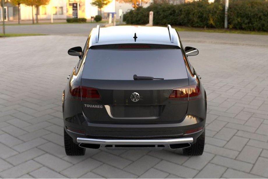 Volkswagen Touareg 2010-2018 гг. Задняя дуга Нержавейка Image