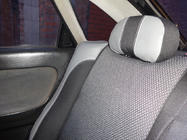 Mazda 626 1979-2002 гг. Авточехлы (Экокожа↗Ткань, Premium) фото 5