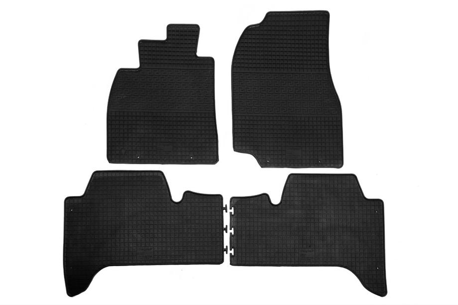 Toyota Land Cruiser 100 1998-2007 гг. Резиновые коврики (4 шт, Polytep) Image