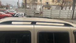Fiat Doblo I 2005-2010 гг. Рейлинги Skyport (черные) Макси база фото 3