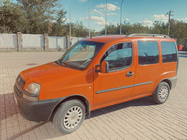 Fiat Doblo I 2005-2010 гг. Рейлинги Skyport (черные) Макси база фото 8