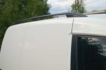 Volkswagen Caddy 2010-2015 гг. Рейлинги Skyport BLACK Стандартная база фото 7