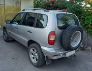 Chevrolet Niva 1998-2020 гг. Хромированные Рейлинги фото 3