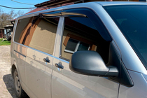 Volkswagen T5 Transporter 2003-2010 гг. Ветровики на окна (4 шт., Sunplex Sport) фото 16
