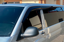 Volkswagen T5 2010-2015 гг. Ветровики на окна (4 шт., Sunplex Sport) фото 15