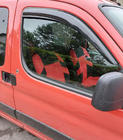 Renault Kangoo 1998-2008 гг. Ветровики на окна 8 см (2 шт, DDU) фото 1
