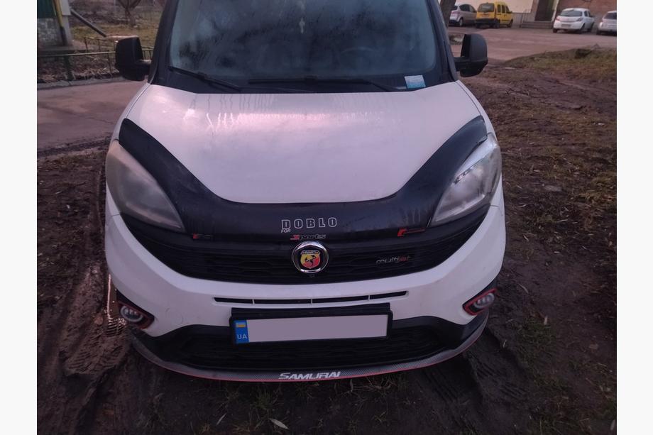 Fiat Doblo II 2010-2022 гг. Эмблема (Abarth, самоклеящаяся) 95 мм Фото 3