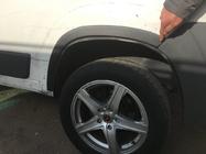 Fiat Ducato 2006-2025 гг. Расширители арок (4 шт, черные) Металлические фото 6