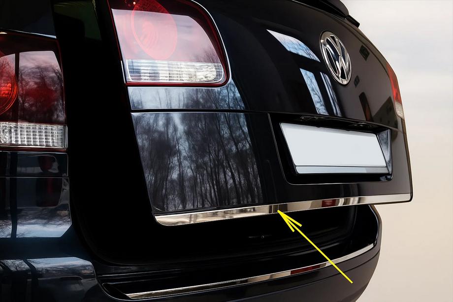 Volkswagen Touareg 2002–2010 гг. Хромированная Накладка Крышки Багажника Carmos - (ABS) Image